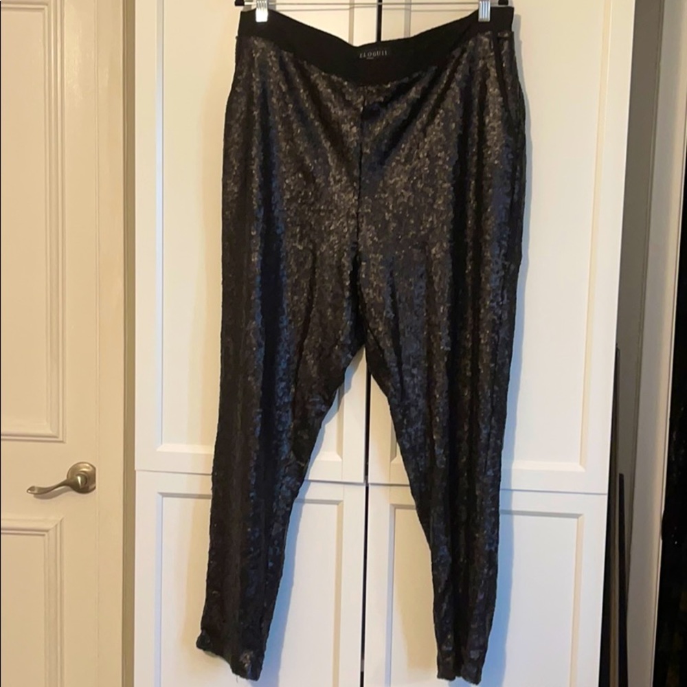 Sequin Pull On Pant